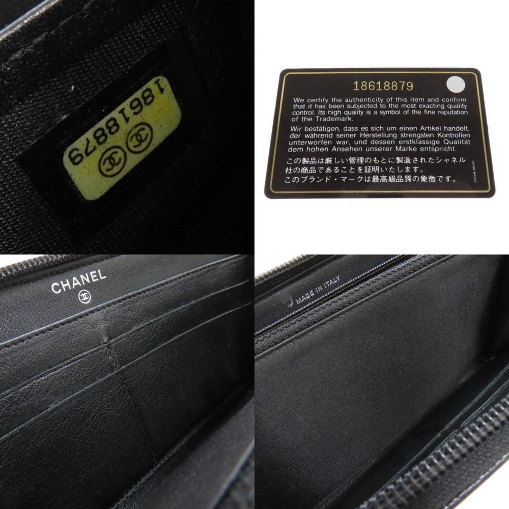 CHANEL Black Logo Wallet - Picture 7 of 11